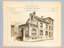 Monographies de Bâtiments Modernes -  Hôtel Rue Méchain N° 9 à Paris, Mr. E. Guénot Architecte. DUCHER (édit.) ; RAGUENET, A. (dir.) ; Guénot, E. ...