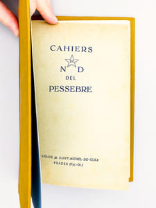 Cahiers de N. D. del Pessebre [ Nosta Senyora del Pessebre - Notre-Dame de la Crêche ] 3me annéé n° 3, été 1952
