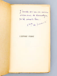 L'effort perdu 