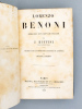 Lorenzo Benoni, mémoires d'un réfugié italien.. RUFFINI, J. ( Giovanni, 1807-1881) ; Sachot, Octave (trad.)