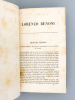 Lorenzo Benoni, mémoires d'un réfugié italien.. RUFFINI, J. ( Giovanni, 1807-1881) ; Sachot, Octave (trad.)