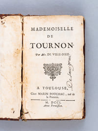 Mademoiselle de Tournon