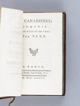 Chefs-d'Oeuvre de Vadé et de Scarron (2 Tomes - Complet) Tome I : Le Poirier - Le Suffisant - Jérôme et Fanchonnette, Pastorale de la Grenouillère - ...