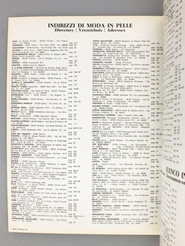 Moda in Pelle , Trimestrale Anno IV - Numero 11 , Dicembre 1970 ( Moda in Pelle, Rassagna delle Calzature Italiane, borse e abbligliamento in pelle - ...