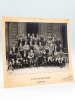 Photographie originale Classe de Troisième A 2 Lycée de Bordeaux Année Scolaire 1923 - 1924 :  Professeur principal : M. Girault. Elèves : LeBreton, ...