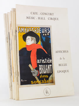 (Lot de 27 catalogues de ventes aux enchères d'affiches, de 1978 à 1991) Affiches de la Belle Époque (Drouot Rive Gauche, 17 mai 1978) ; Le chat noir ...