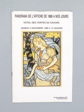 (Lot de 27 catalogues de ventes aux enchères d'affiches, de 1978 à 1991) Affiches de la Belle Époque (Drouot Rive Gauche, 17 mai 1978) ; Le chat noir ...
