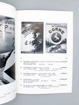 (Lot de 27 catalogues de ventes aux enchères d'affiches, de 1978 à 1991) Affiches de la Belle Époque (Drouot Rive Gauche, 17 mai 1978) ; Le chat noir ...