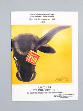 (Lot de 27 catalogues de ventes aux enchères d'affiches, de 1978 à 1991) Affiches de la Belle Époque (Drouot Rive Gauche, 17 mai 1978) ; Le chat noir ...