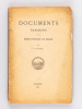 Documents Parisiens de la Bibliothèque de Berne. DELISLE, L.