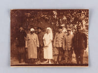 Deux photos : Croix-Rouge 14-18 Nice [ Avec : ] 14 Juin 1919 Hötel Impérial. Jean Maroger