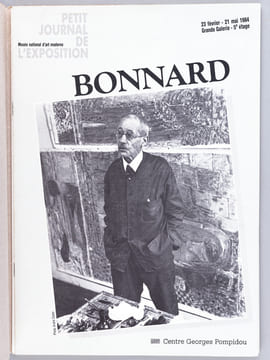 Dossier de Presse Bonnard. Centre Georges Pompidou Musée national d'art moderne. Collectif ; Centre Georges POMPIDOU