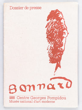 Dossier de Presse Bonnard. Centre Georges Pompidou Musée national d'art moderne. Collectif ; Centre Georges POMPIDOU