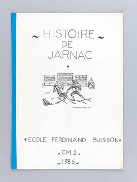 Brochure de l'Exposition philatélique Premier Jour du Timbre Poste de Jarnac, 8 et 9 Octobre 1983 [ Avec : ] Document philatélique officiel timbre ...