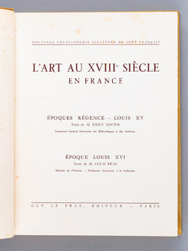 Nouvelle encyclopédie illustrée de l'art français (10 tomes, complet) : 1. Les origines de l'art français, des temps préhistoriques à l'Epoque ...