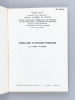 Pétrole brut et Fractions pétrolières. PERRET, J. ; WUITHIER, P.