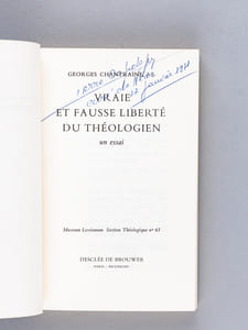 Vraie et fausse liberté du Théologien. Un essai.