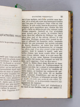Philippiques et Olynthiennes [ Avec : ] La Retraite des Dix Mille ou L'Expédition de Cyrus contre Artaxerxès.. DEMOSTHENE ; XENOPHON