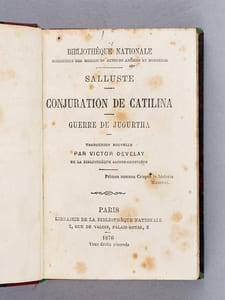 Conjuration de Catilina. Guerre de Jugurtha [ Avec : ] Les Commentaires de César. La Guerre des Gaules
