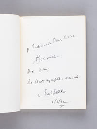 A coeur battant [ Livre dédicacé par l'auteur ]