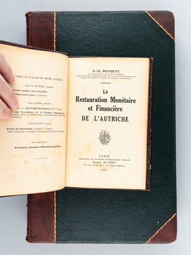 Reconstruction Financière de l'Autriche [Rapports du Commissaire Général de la Société des Nations à Vienne soumis au Conseil du Premier Rapport du ...