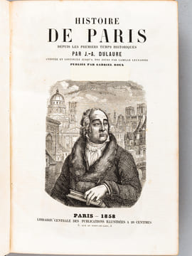Histoire de Paris depuis les premiers temps historiques par J.-A. Dulaure, annotée et continuée jusqu'à nos jours par Camille Leynadier [ Avec  : ] ...