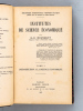 Institutes de Science économique (3 Tomes - Complet) [ Edition originale - Exemplaire de l'auteur ] Tome I : Introduction à la Science économique ; ...