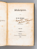 Shakespeare (2 Tomes - 2 Bände - Complete) [ Copy from Ferdinand Gregori's Library ]. GERVINUS, G. G.