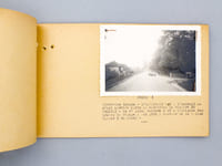 [ Dossier photographique reconstituant un accident mortel survenu sur la R.N. 132 (désormais R.N. 524), en Gironde), dans les années 60 ] Dépliant photographique, Affaire Iglicki - Laroze, Homicide involontaire
