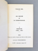 Jean Bouhier et sa correspondance ( 3 tomes, complet ) : I. Inventaire (1693-1746) ; II. Inex Operum ; III. Index Nominum. WEIL, Françoise