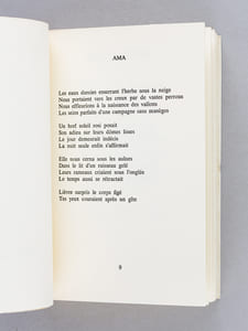 Ama. Poèmes. [ Edition originale ]