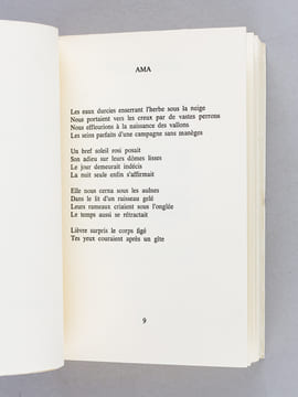 Ama. Poèmes. [ Edition originale ]. DAILLIE, René