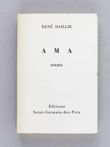 Ama. Poèmes. [ Edition originale ]