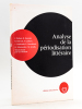 Analyse de la périodisation littéraire (Encyclopédie universitaire). BOUAZIS, Bouazis  ; Colloque Institut de littérature et de techniques artistiques ...