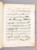 Recueil composite de partitions gravées, avec la mention " G. de Brezetz 1848 " sur plat sup. [ Contient : ] Violon obligé, Fantaisie pour Piano et ...