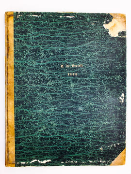 Recueil composite de partitions gravées, avec la mention " G. de Brezetz 1848 " sur plat sup. [ Contient : ] Violon obligé, Fantaisie pour Piano et ...