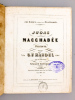 Judas Macchabée, oratorio. Musique de G.F. Händel 1746. Traduit de l'Anglais par Edouard Rodrigues 1846. Partition réduite avec Acct. de Piano. ( ...