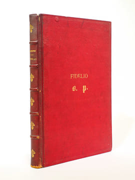 Fidelio , drame lyrique en 5 actes, paroles M. Merville, musique de Beethoven. - Partition de Piano et Chant. BEETHOVEN ; Merville, M. (paroles)