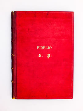 Fidelio , drame lyrique en 5 actes, paroles M. Merville, musique de Beethoven. - Partition de Piano et Chant. BEETHOVEN ; Merville, M. (paroles)