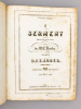 Le Serment , opéra en trois actes. Paroles de Mr. E. Scribe, Musique de D.F.E. Auber. Parition Piano et Chant. SCRIBE, E. [ Eugène ] ; AUBER, D.F.E.