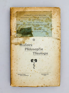 Notes et pensées sur Saint Thomas d'Aquin. Histoire, Philosophie, Théologie. Publication confiée à Monsieur l'Abbé Béral par Mademoiselle Marie ...