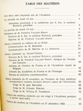 Les deux cent cinquante ans de l'Académie Nationale ( Actes de l'Académie Nationale des Sciences, Belles-Lettres et Arts de Bordeaux, 4e série, Tome ...