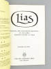 LIAS , Sources and documents relating to the early modern history of ideas - Volume III , 1(1976). LIAS (review)
