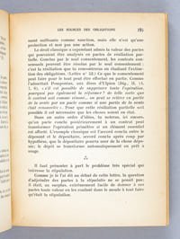 Lettres à François étudiant en droit sur le thème des Obligations en Droit romain et dans l'Ancien Droit Français. [ Edition originale ]