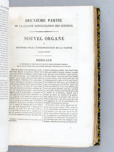 Oeuvres Philosophiques, Morales et Politiques de François Bacon Baron de Verulam, Vicomte de Saint-Alban