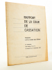 Rapport de la Cour de Cassation, présenté à M. Le Garde des Sceaux, en exécution des articles 12 et 13 du décret du 22 décembre 1967. - Année ...
