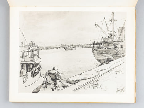 Bordeaux. Porte ouverte sur le monde. Dessins de Charazac, Jean Sauboa, Théron, G. Libet et Dominique Piéchaud. [ Ouvrage présenté spécialement pour ...