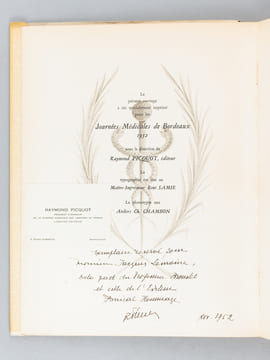 Bordeaux. Porte ouverte sur le monde. Dessins de Charazac, Jean Sauboa, Théron, G. Libet et Dominique Piéchaud. [ Ouvrage présenté spécialement pour ...