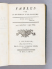 Fables (2 Tomes - Complet) [ Edition originale ] [ Avec : ] Contes et Nouvelles [ Edition originale ]. WILLEMAIN D'ABANCOURT