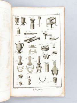 Chimie. [  Recueil de planches, sur les sciences, les arts libéraux et les arts mechaniques : avec leur explication ]. Collectif ; DIDEROT ; ...